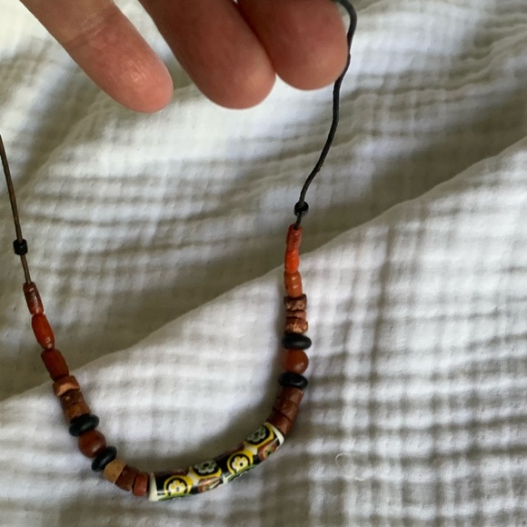 Unique beaded necklace. Bought in Senegal, beads from Ghana. Excellent shape. - Picture 3 of 6